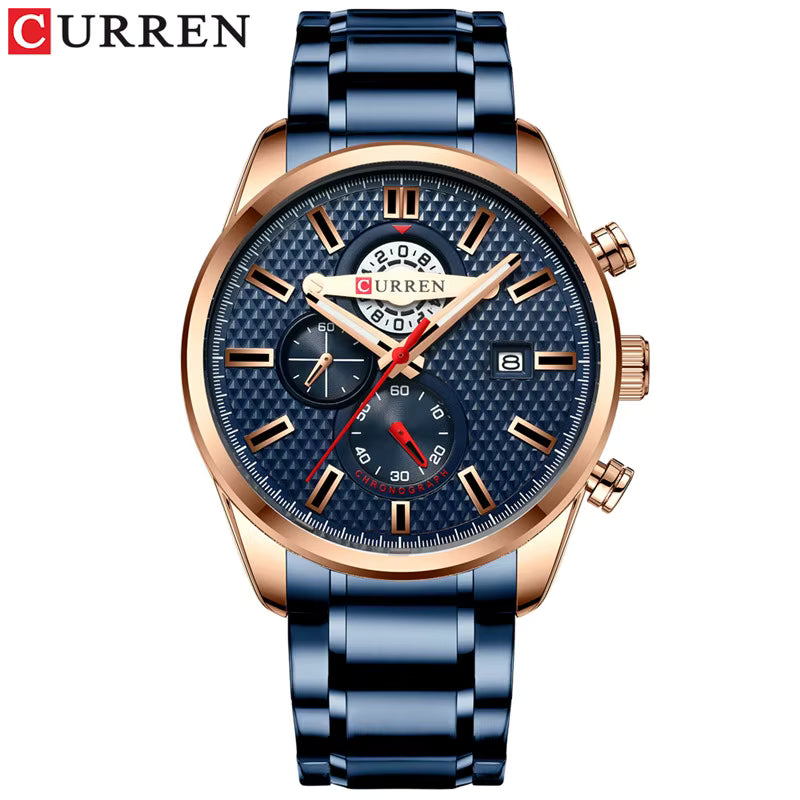 Reloj Cronógrafo Elegante Curren 8352 para Hombre