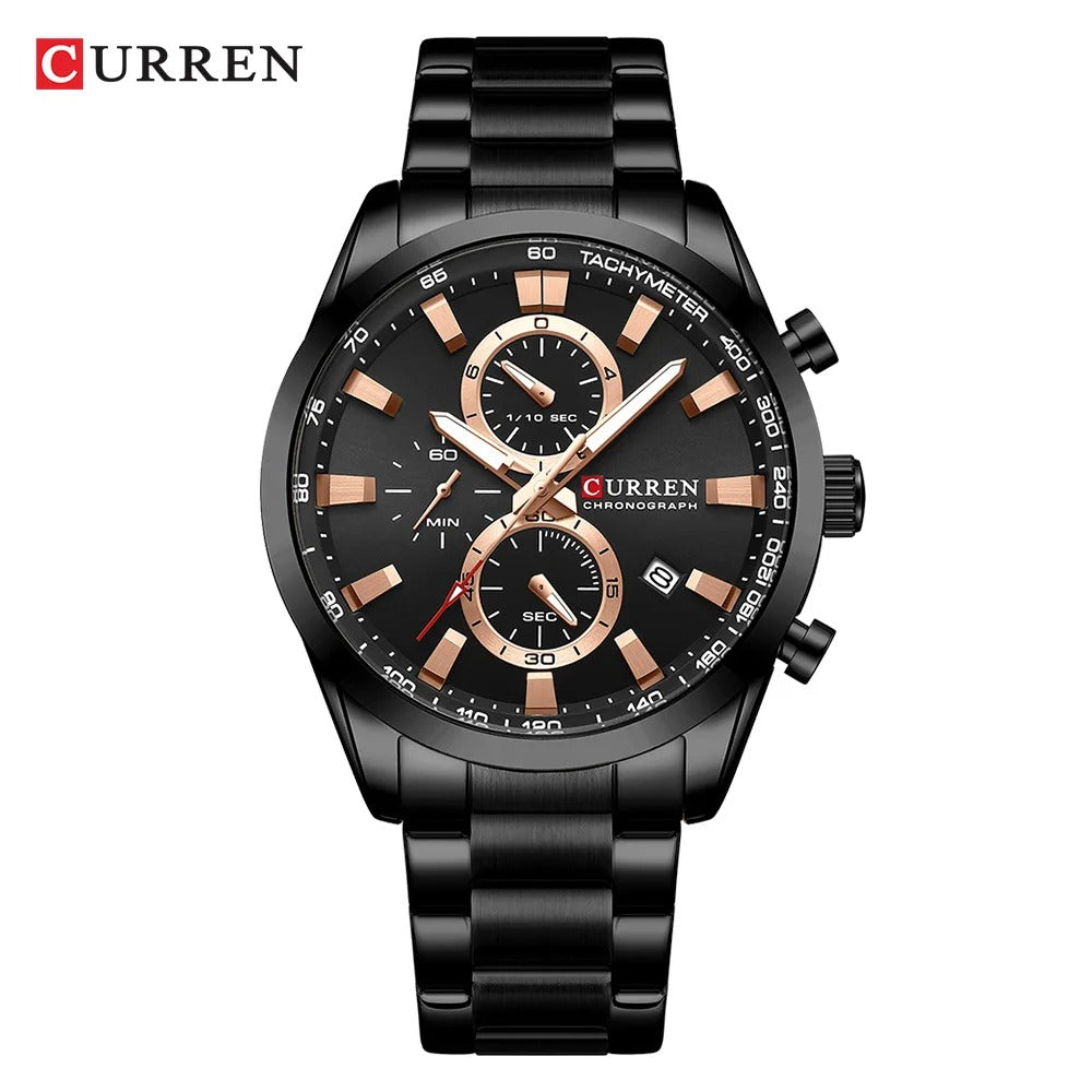 Reloj Cronógrafo Elegante Curren 8445 para Hombre