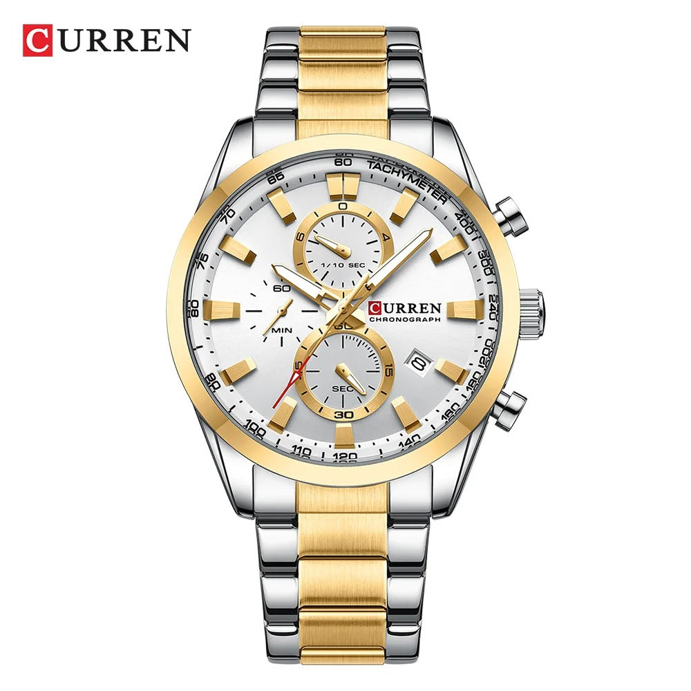 Reloj Cronógrafo Elegante Curren 8445 para Hombre