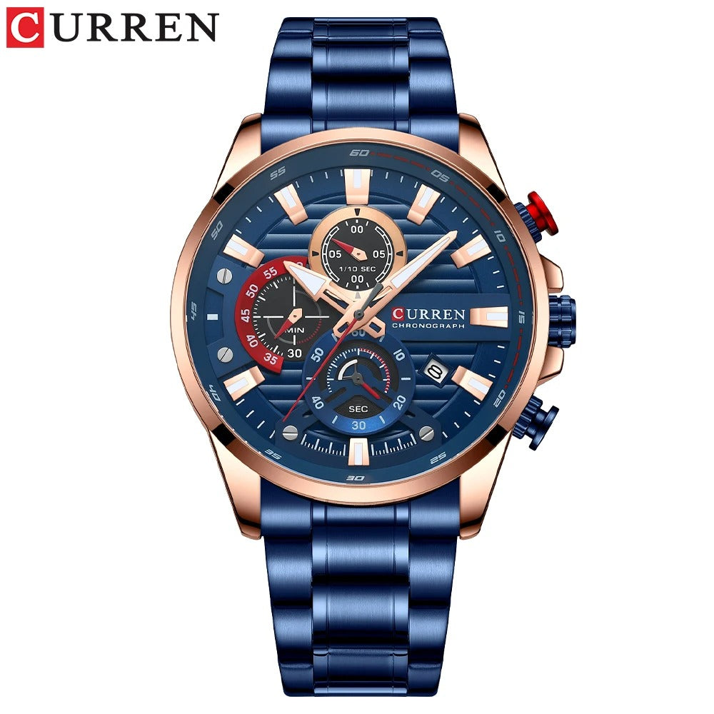 Reloj Cronógrafo Elegante Curren 8415 para Hombre