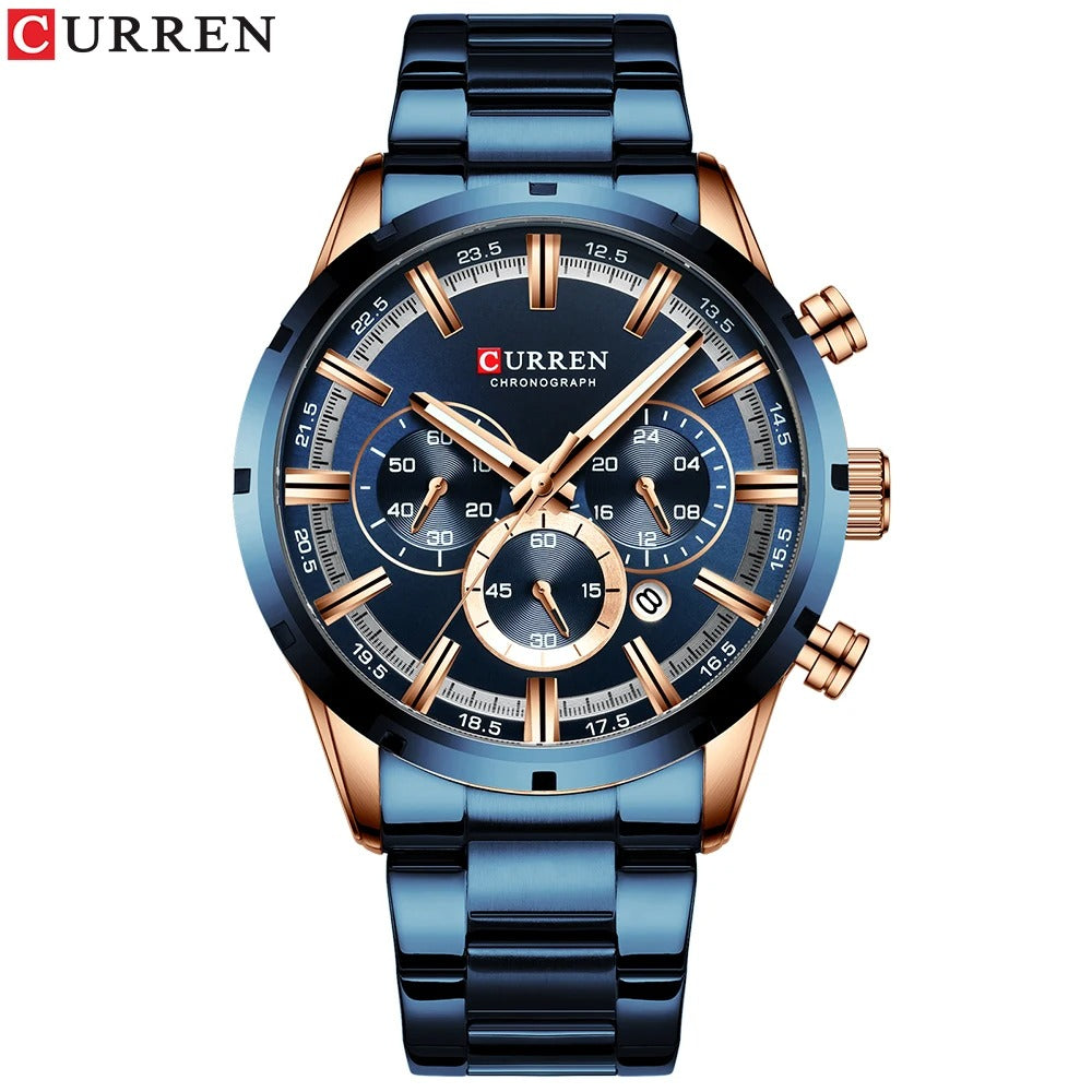Reloj Cronógrafo Elegante Curren 8355 para Hombre