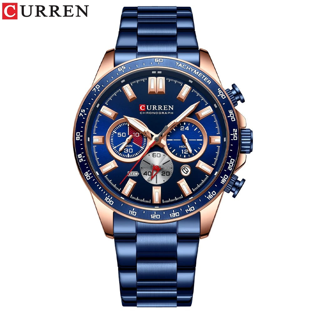 Reloj Cronógrafo Elegante Curren 8418 para Hombre
