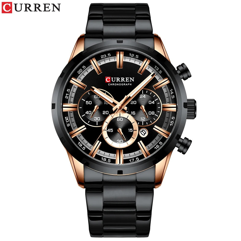 Reloj Cronógrafo Elegante Curren 8355 para Hombre