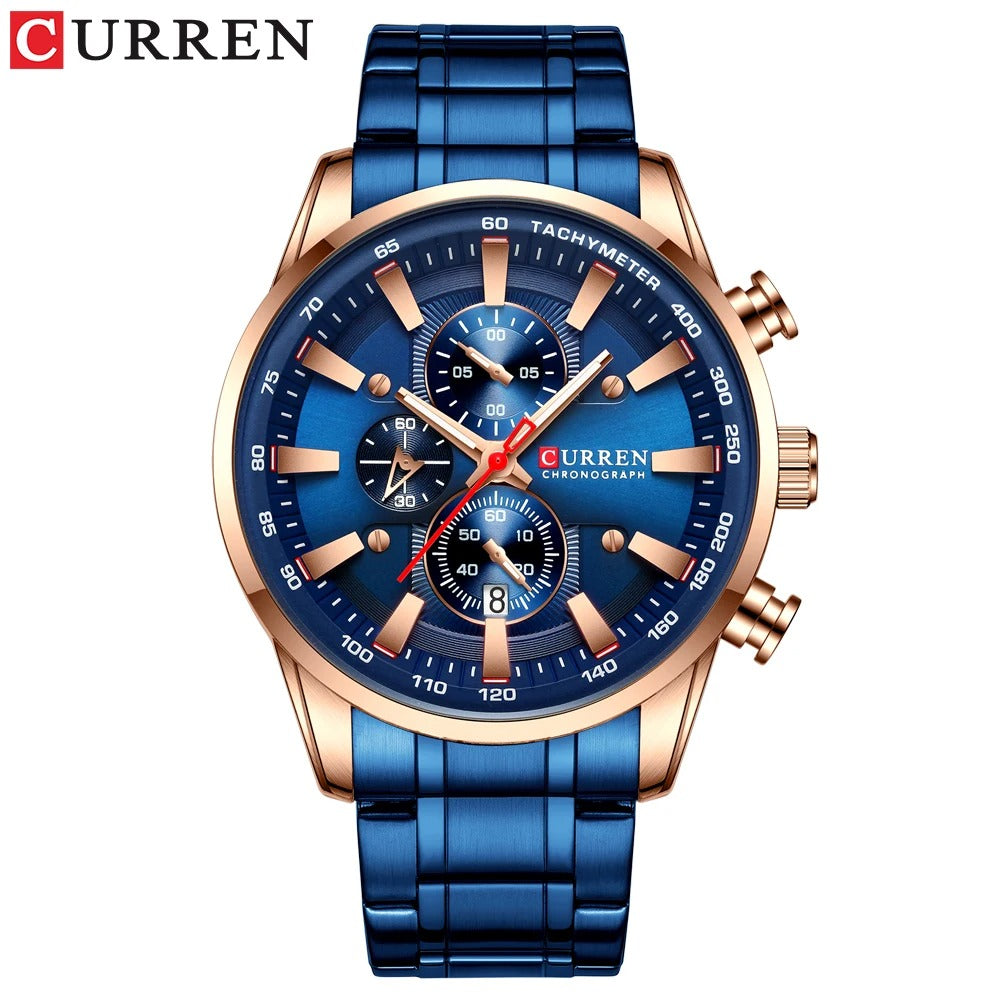 Reloj Cronógrafo Elegante Curren 8351 para Hombre