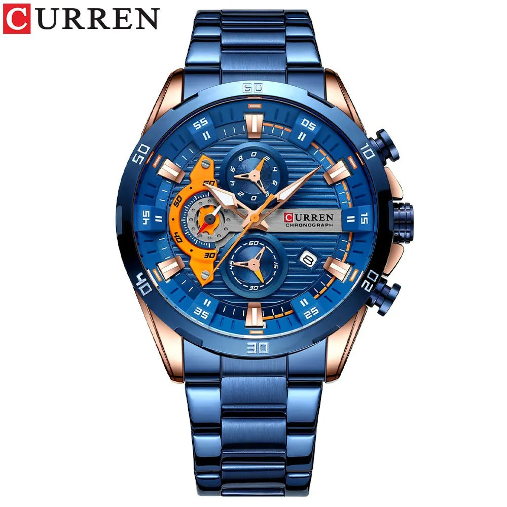 Reloj Cronógrafo Imponente Curren 8402 para Hombre