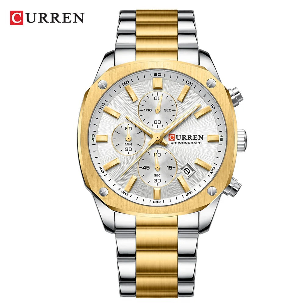 Reloj Cronógrafo Elegante Curren 8490 para Hombre