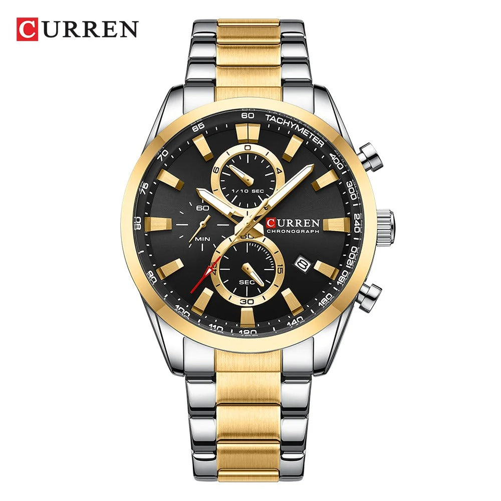 Reloj Cronógrafo Elegante Curren 8445 para Hombre