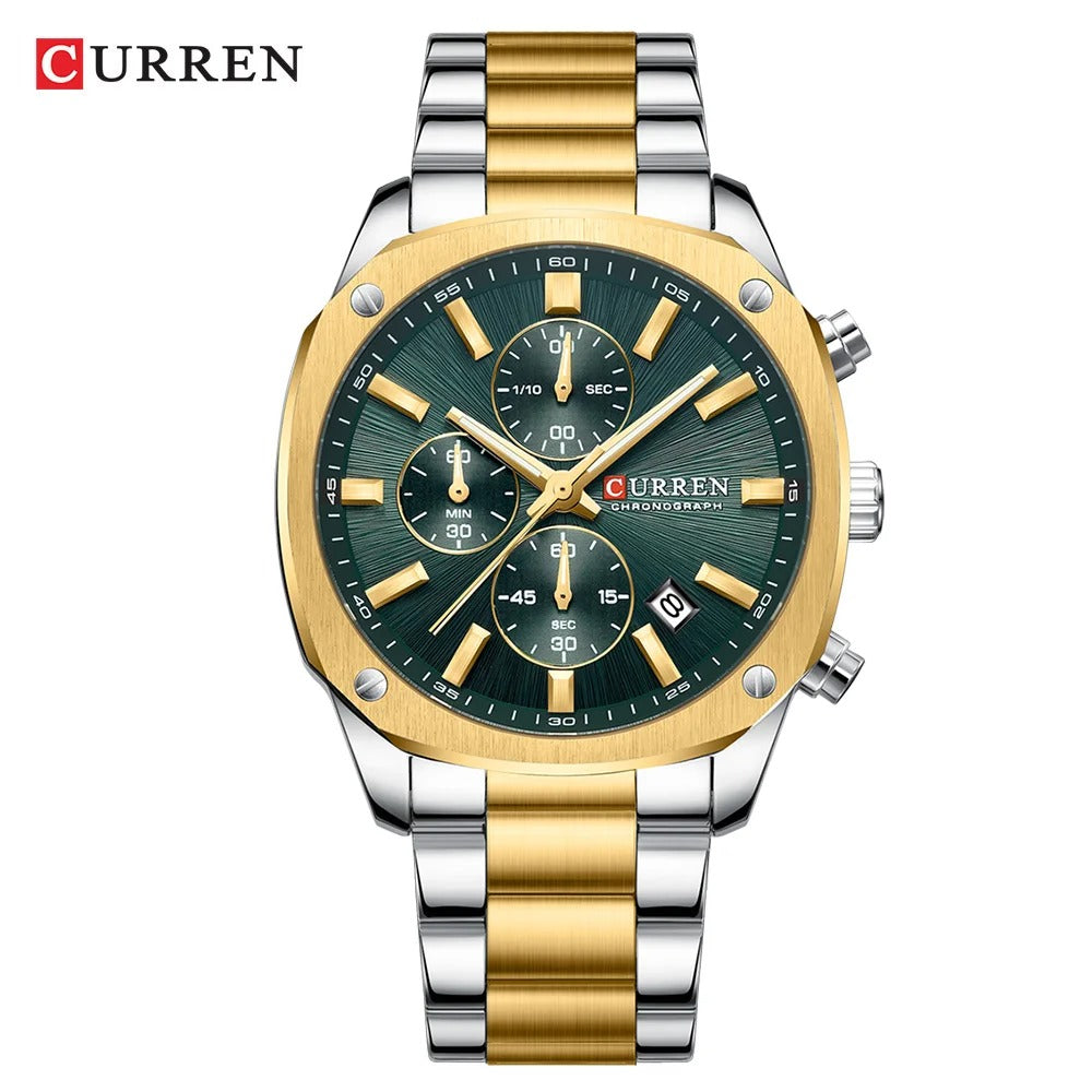 Reloj Cronógrafo Elegante Curren 8490 para Hombre