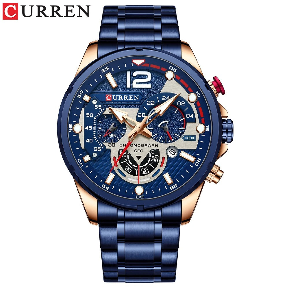 Reloj Cronógrafo Imponente Curren 8395 para Hombre