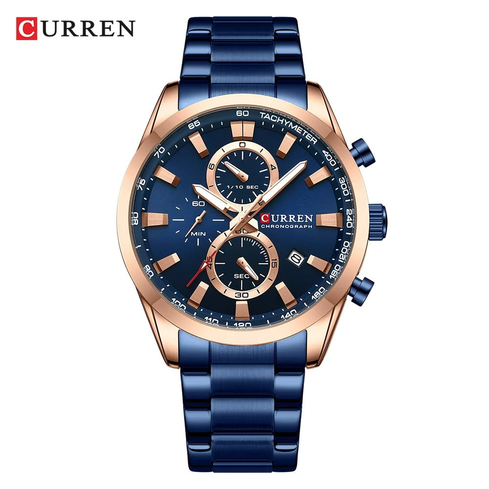Reloj Cronógrafo Elegante Curren 8445 para Hombre